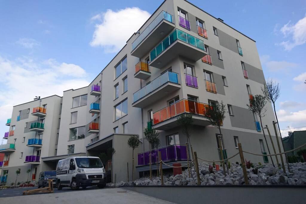 Komfortowy Nowoczesny Apartament Kustronia Z Garazem Balkonem Wanna Bielsko-Biała Esterno foto