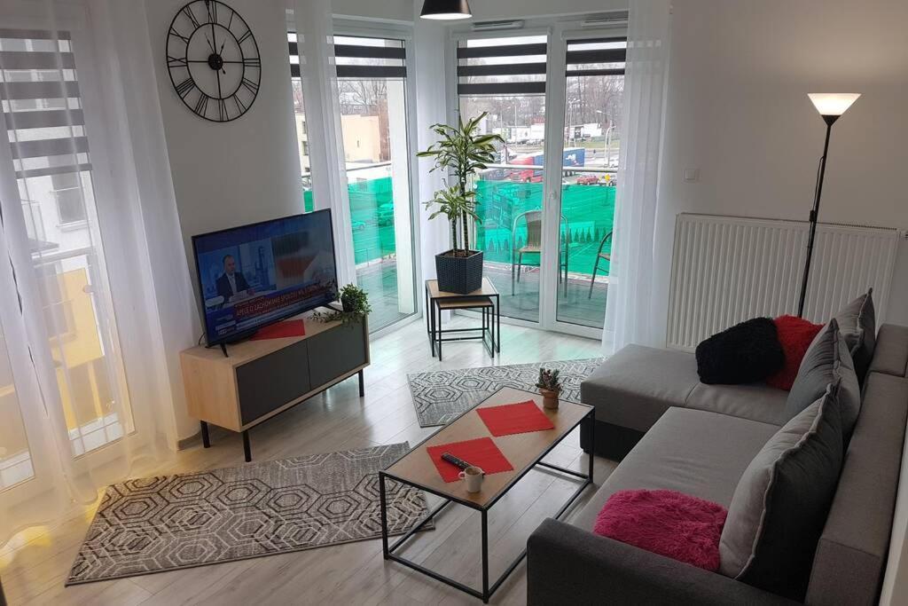 Komfortowy Nowoczesny Apartament Kustronia Z Garazem Balkonem Wanna Bielsko-Biała Esterno foto